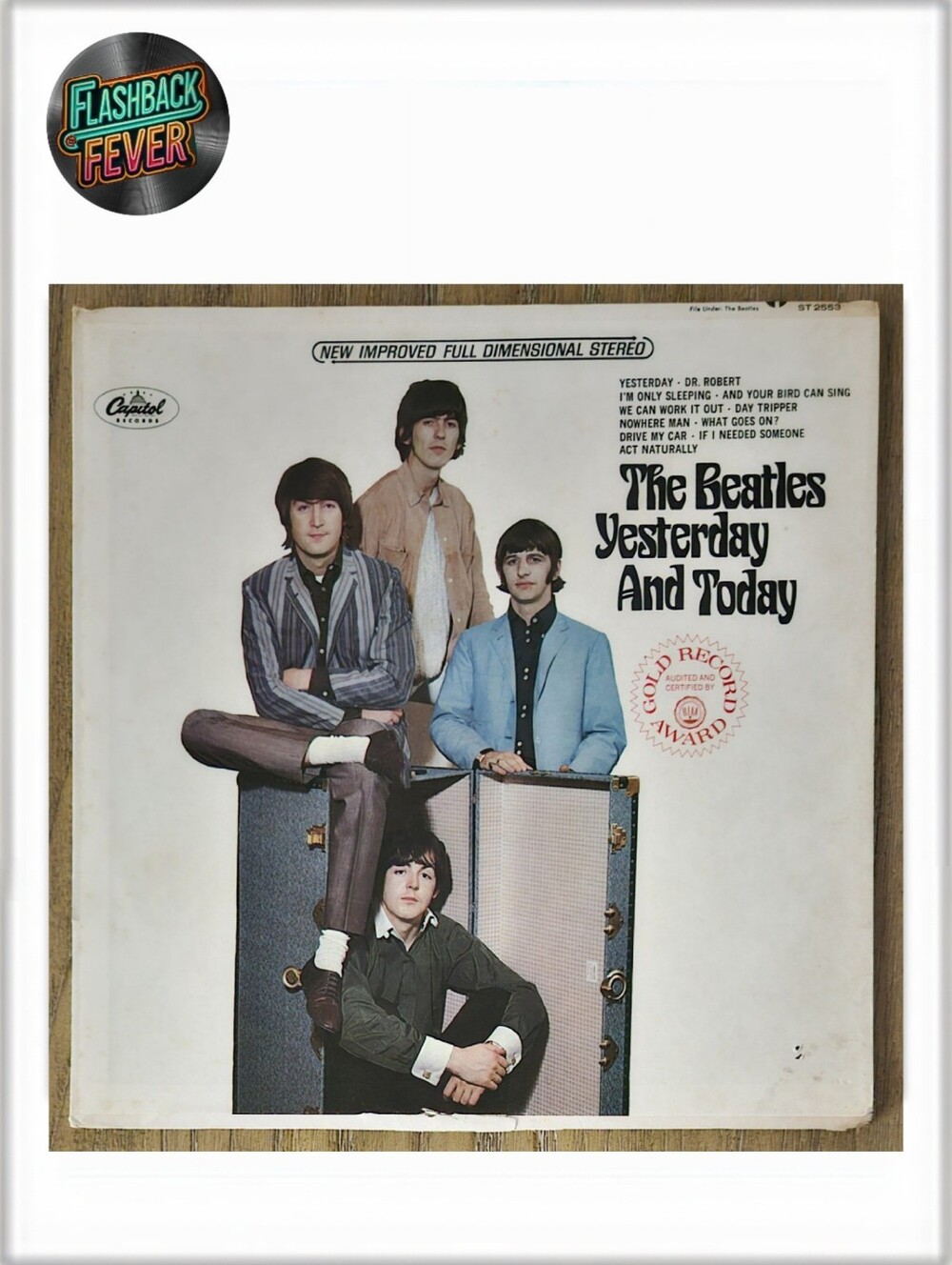 THE BEATLES•Yesterday and Today•US 1976 (#ST 2553) Jacksonville Press, Reissue